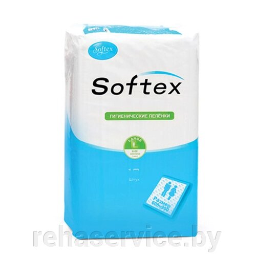 Пеленки Softex №10 St-6910 гигиенические впитывающие 60х90 см, 10 шт от компании Магазин товаров для здоровья - Rehaservice - фото 1