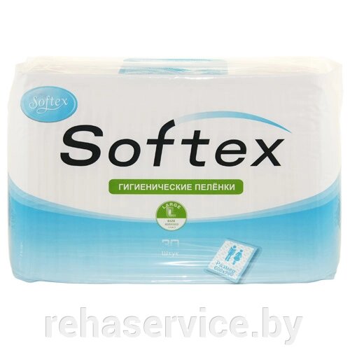 Пеленки Softex №30 St-6930 гигиенические впитывающие 60х90 см, 30 шт от компании Магазин товаров для здоровья - Rehaservice - фото 1