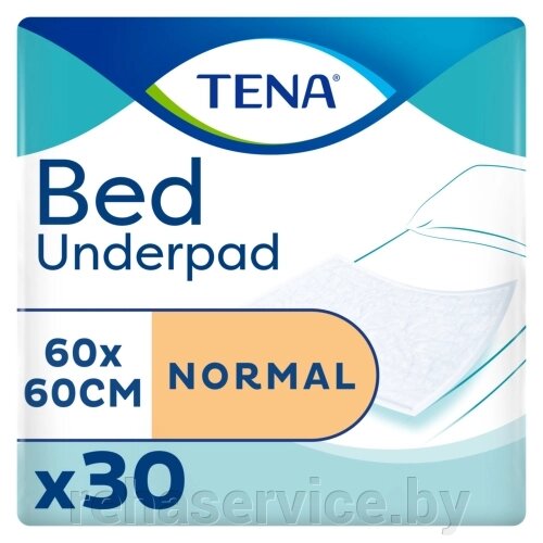 Пеленки Tena Bed Underpad Normal впитывающие 60х60 см, 30 шт от компании Магазин товаров для здоровья - Rehaservice - фото 1