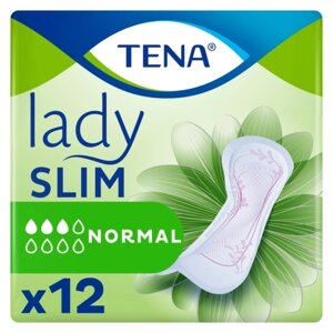 Урологические прокладки TENA Lady Slim Normal впитывающие,12 шт