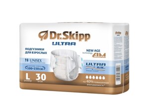 Подгузники для взрослых Dr. Skipp Ultra L, (Размер 3, 30 шт.)