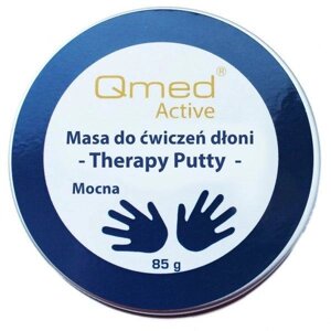 Пластичная масса для ладони и пальцев рук Qmed Therapy Putty Strong
