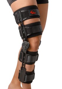 Ортез коленного сустава с регулируемыми боковыми ребрами жесткости (Брейс) в Минске от компании Магазин товаров для здоровья - Rehaservice