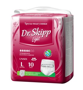 Трусы-подгузники для взрослых Dr. Skipp Light Large (10 шт. Размер 3)
