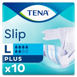 Подгузники для взрослых Tena Slip Plus Large 92-144 см.