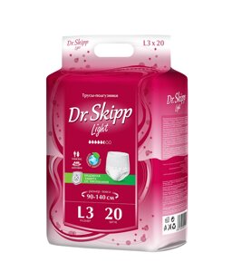 Трусы-подгузники для взрослых Dr. Skipp Light Large (20 шт. Размер 3)