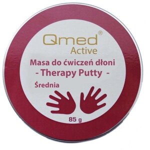 Пластичная масса для ладони и пальцев рук Qmed Therapy Putty Medium