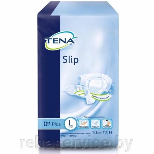 Подгузники для взрослых Tena Slip Plus (92-144 см.) размер L от компании Магазин товаров для здоровья - Rehaservice - фото 1