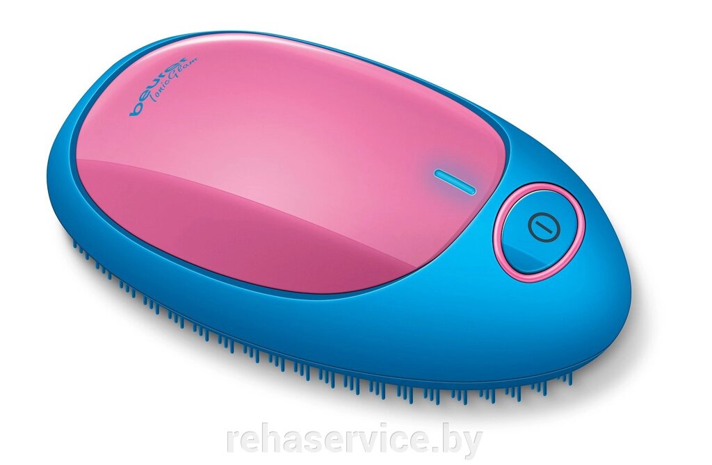 Щетка для распутывания волос  HT 10 IONIC (голубой/розовый) Beurer от компании Магазин товаров для здоровья - Rehaservice - фото 1