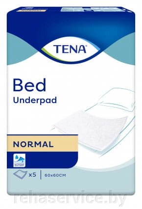 TENA Простыни (пеленки) впитывающие Bed Underpad Normal 60x60, 5 шт. от компании Магазин товаров для здоровья - Rehaservice - фото 1