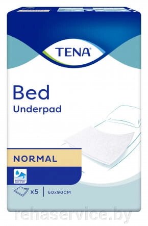 TENA Простыни (пеленки) впитывающие Bed Underpad Normal 60x90, 5 шт от компании Магазин товаров для здоровья - Rehaservice - фото 1