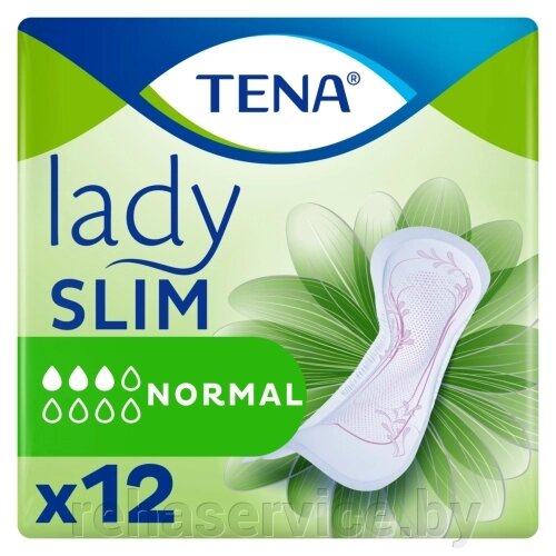 Урологические прокладки TENA Lady Slim Normal впитывающие,12 шт от компании Магазин товаров для здоровья - Rehaservice - фото 1