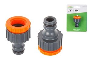 Адаптер внешний 1/2" и 3/4" startul garden (ST6011-8-1/2-3/4)