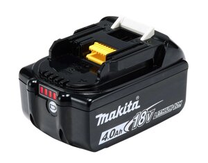 Аккумулятор 4,0 а·ч makita li-ion 18 в 4,0 а·ч BL1840B LXT 197265-4