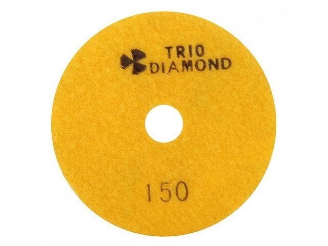 Алмазный гибкий шлифкруг "Черепашка" 100 № 150 (мокрая шл.) (Trio-Diamond) от компании ЧТУП «АннаДекор» - фото 1