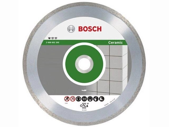 Алмазный круг 115х22 мм по керамике сплошн. STANDARD FOR CERAMIC BOSCH (сухая резка) от компании ЧТУП «АннаДекор» - фото 1