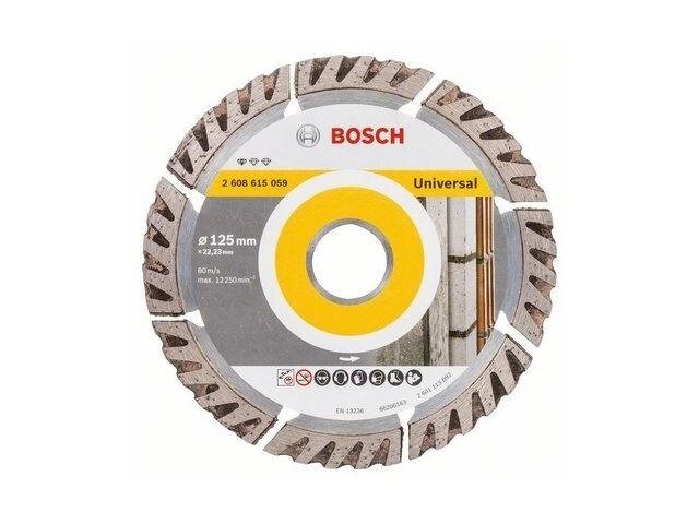 Алмазный круг 125х22 мм универс. сегмент. (10 шт.) Turbo STANDARD FOR UNIVERSAL BOSCH ( сухая резка, уп. 10 от компании ЧТУП «АннаДекор» - фото 1