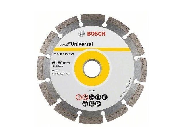 Алмазный круг 150х22 мм универс. сегмент. ECO UNIVERSAL BOSCH (сухая резка) от компании ЧТУП «АннаДекор» - фото 1