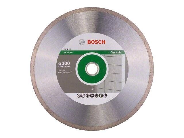 Алмазный круг 300х25.4/30 мм по керамике сплошн. BEST FOR CERAMIC BOSCH ( сухая/мокрая резка) от компании ЧТУП «АннаДекор» - фото 1