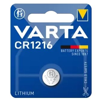 Батарейка CR1216 VARTA LITHIUM 3V 06016101401 от компании ЧТУП «АннаДекор» - фото 1