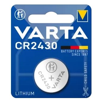 Батарейка CR2430 VARTA LITHIUM 3V от компании ЧТУП «АннаДекор» - фото 1