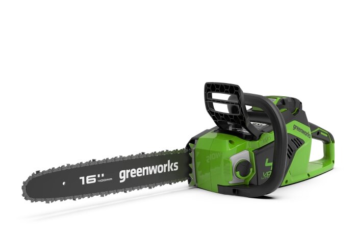 Цепная пила аккумуляторная Greenworks 40V, 40 см, бесщеточная,  до 1,8 КВт, без АКБ и ЗУGD40CS от компании ЧТУП «АннаДекор» - фото 1