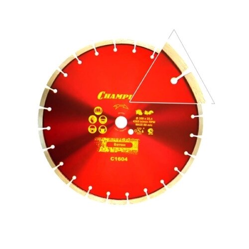 Диск алмазный, бетон ST 350/25.4/10 Concremax ( стар. бетон,ж/б с наполн. сред. тв.) от компании ЧТУП «АннаДекор» - фото 1