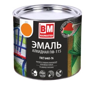 Эмаль пф-115 "baumaster", салатовая, 0,8 кг