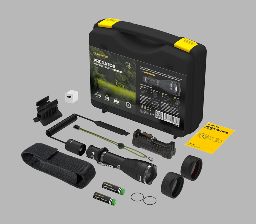 Фонарь Armytek Predator Pro Hunting Kit от компании ЧТУП «АннаДекор» - фото 1