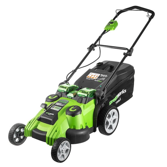 Газонокосилка аккумуляторная Greenworks TwinForce, 40V, 49 см, без АКБ и ЗУ от компании ЧТУП «АннаДекор» - фото 1