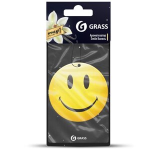 Картонный ароматизатор GRASS "Смайл"ваниль) ST-0400