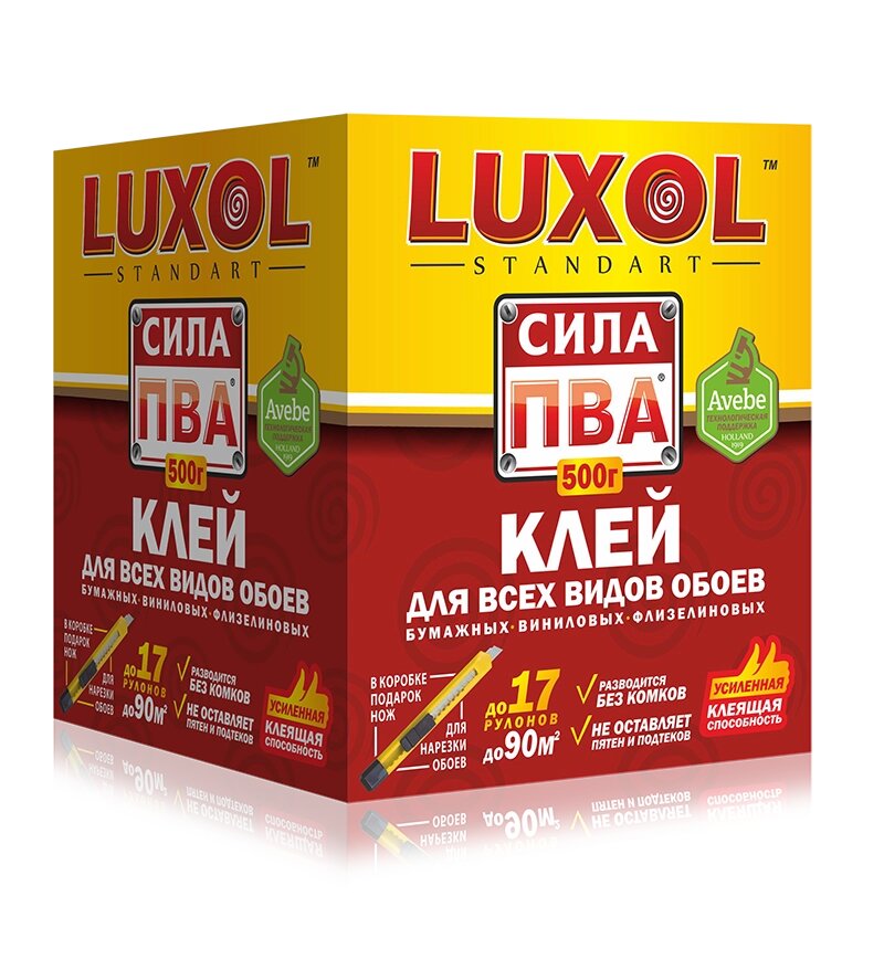 Клей обойный «LUXOL сила ПВА», 500 г от компании ЧТУП «АннаДекор» - фото 1