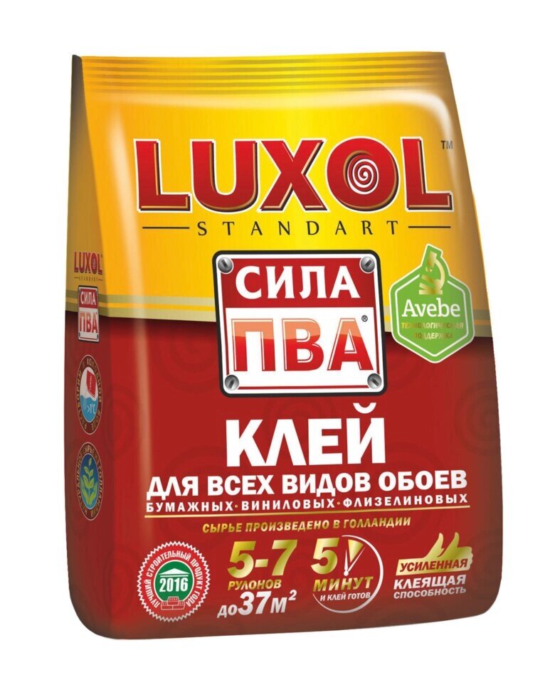 Клей обойный «LUXOL сила ПВА» (Standart), 200 г от компании ЧТУП «АннаДекор» - фото 1