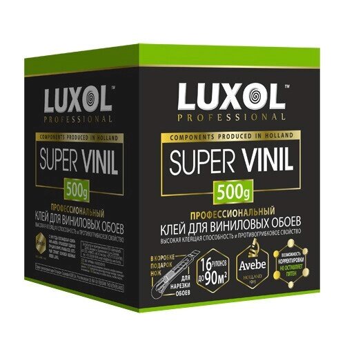 Клей обойный «LUXOL SUPER VINIL» (Professional), 300 г от компании ЧТУП «АннаДекор» - фото 1