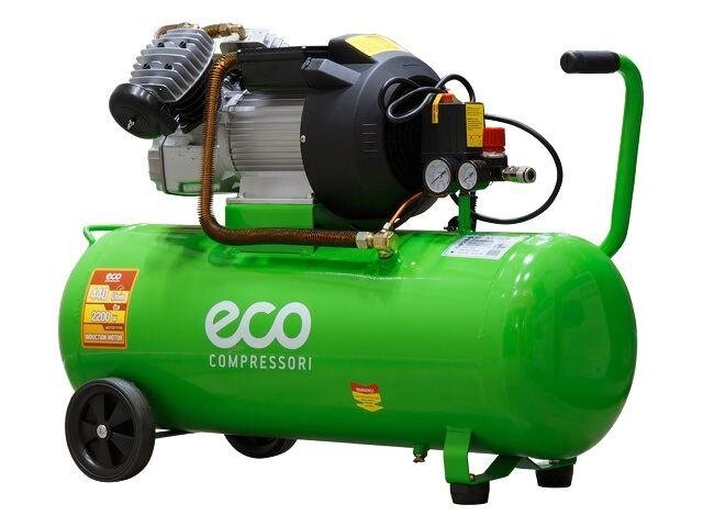 Компрессор ECO AE-705-3 коаксиальный (440 л/мин, 8 атм, коаксиальный, масляный, ресив. 70 л, 220 В, 2.20 кВт) от компании ЧТУП «АннаДекор» - фото 1