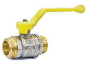 Кран шаровый 1/2" нар. нар. ручка (ГАЗ) PN40, LD