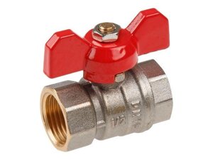 Кран шаровый 1/2" вн. вн. бабочка PN30, AV Engineering