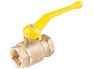 Кран шаровый 1" вн. вн. ручка (ГАЗ) PN1,6 МПа, 11Б27п4, Цветлит