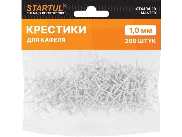 Крестики д/кафеля 1,0мм 200шт STARTUL MASTER (ST4404-10) (СВП) от компании ЧТУП «АннаДекор» - фото 1