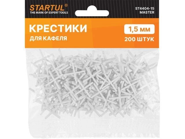 Крестики д/кафеля 1,5мм 200шт STARTUL MASTER (ST4404-15) (СВП) от компании ЧТУП «АннаДекор» - фото 1