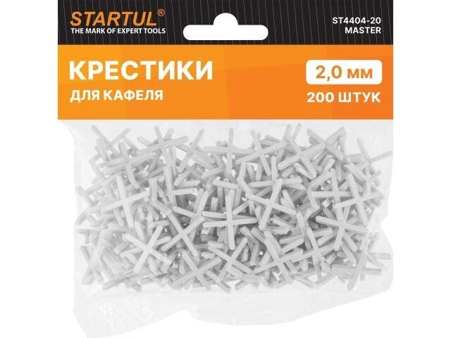 Крестики д/кафеля 2,0мм 200шт STARTUL MASTER (ST4404-20) (СВП) от компании ЧТУП «АннаДекор» - фото 1