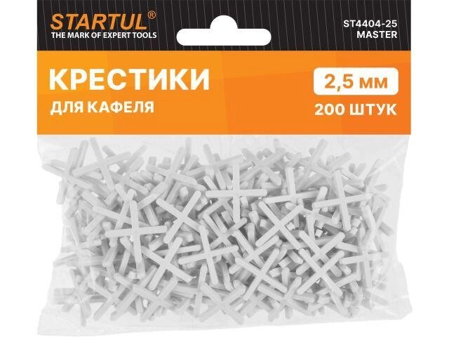 Крестики д/кафеля 2,5мм 200шт STARTUL MASTER (ST4404-25) (СВП) от компании ЧТУП «АннаДекор» - фото 1