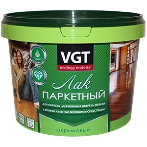 ЛАК АКРИЛОВЫЙ ПАРКЕТНЫЙ ПОЛУМАТОВЫЙ 2,2кг ВГТ от компании ЧТУП «АннаДекор» - фото 1