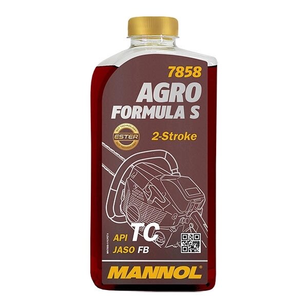 Масло моторное для двухтактных двигателей MANNOL 7858 Agro Formula S API TC , синтетическое, 420 мл PET от компании ЧТУП «АннаДекор» - фото 1