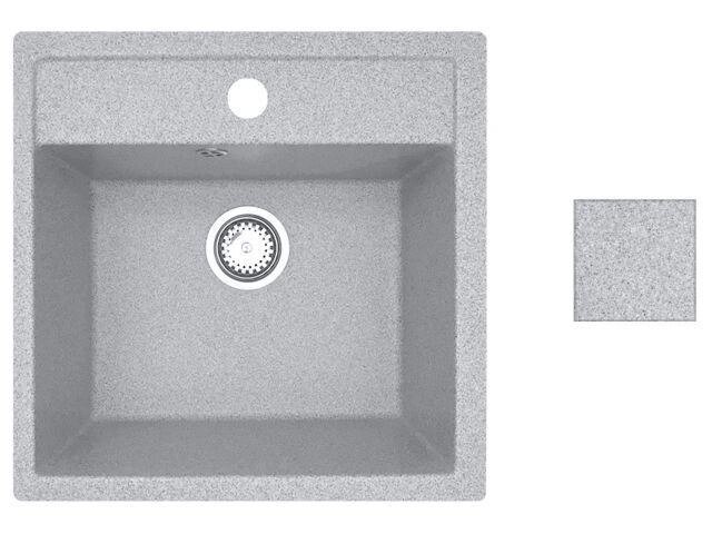 Мойка кухонная из искусственного камня STAR серый 510х505 мм, AV Engineering от компании ЧТУП «АннаДекор» - фото 1