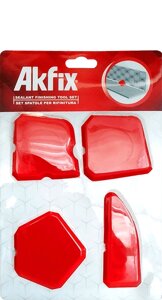 Набор эластичных пластиковых шпателей Akfix (4 шт) YBM4