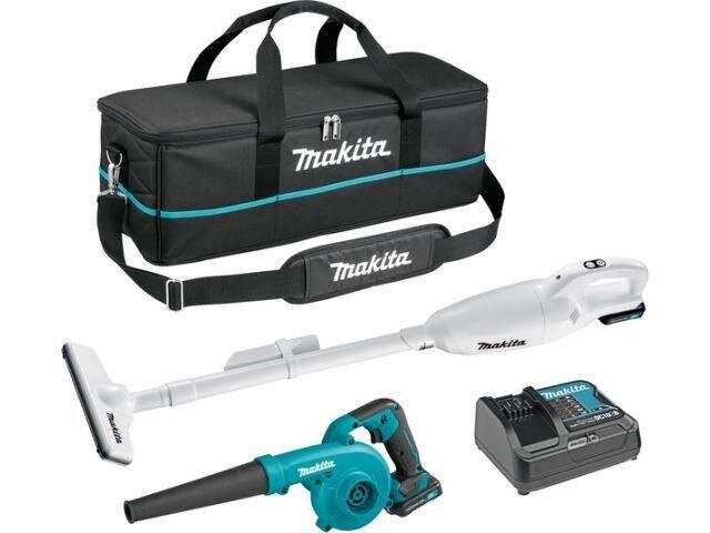 Набор электроинструмента MAKITA CLX 245 SAX1 (UB100D, CL108FD, 1xBL1021, DC10SB) от компании ЧТУП «АннаДекор» - фото 1