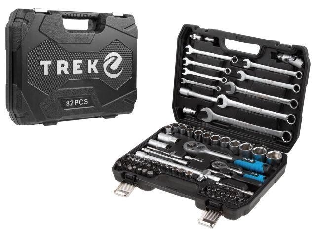 Набор головок и ключей 82пр. TREK (1/4", 1/2", 6 граней) от компании ЧТУП «АннаДекор» - фото 1