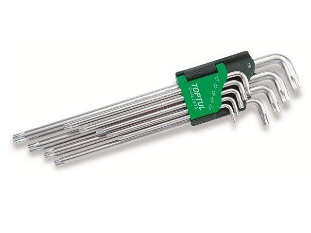Набор ключей Torx T10-Т50 9шт экстра-длин. TOPTUL от компании ЧТУП «АннаДекор» - фото 1