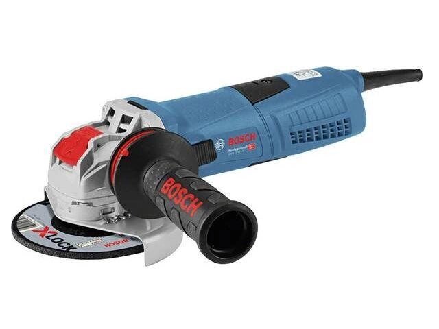 Одноручная углошлифмашина BOSCH GWX 13-125 S в кор. (1300 Вт, диск 125х22 мм, регул. об., система X-LOCK) от компании ЧТУП «АннаДекор» - фото 1